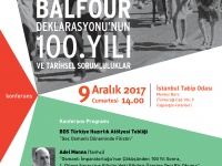 BDS Türkiye’den konferans: Balfour Deklarasyonu’nun 100. Yılı ve Tarihsel Sorumluluklar