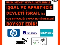 İsrail ile suç ortaklığı yapan bu şirketleri boykot edin!