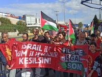 Demonstration for Gaza at Istanbul Ambarlı Port: “Freedom for Palestine, boycott for Israel”