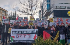 Ankara’da Zorlu Holding protestosu: “İsrail’le tüm ilişkiler kesilsin”